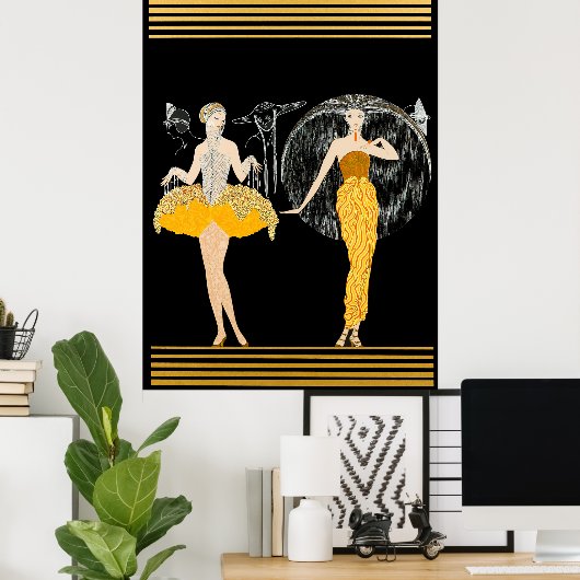 Erté - Ochtenddag Poster (Thuiskantoor)