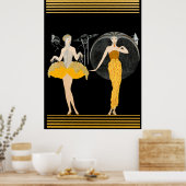 Erté - Ochtenddag Poster (Keuken)