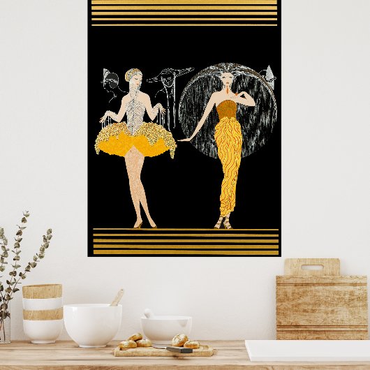 Erté - Ochtenddag Poster (Keuken)