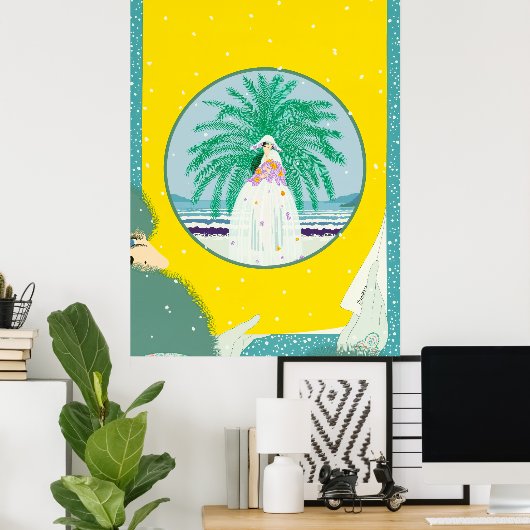 Erté - Riviera Poster (Thuiskantoor)