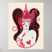 Erté - The Precious Stones Suite, Ruby, 1969 Poster (Voorkant)