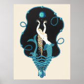 Erté - The Precious Stones Suite, saffier, 1969 Poster (Voorkant)