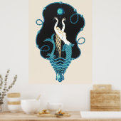 Erté - The Precious Stones Suite, saffier, 1969 Poster (Keuken)