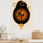 Erté - The Precious Stones Suite, Topaz, 1969 Poster (Keuken)