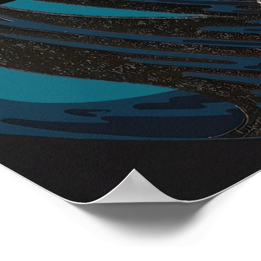 Erté - Vrijheidsbeeld (Nacht) Poster (Hoek)