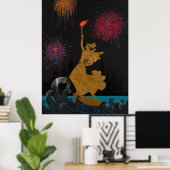 Erté - Vrijheidsbeeld (Nacht) Poster (Thuiskantoor)