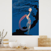 Erté - Vuurvliegen Poster (Keuken)