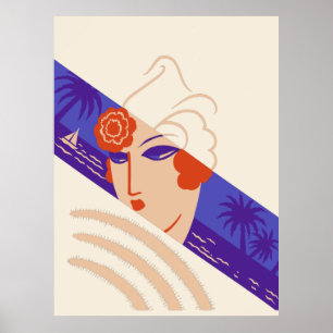 Erté - Winterresorts Poster