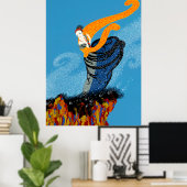 Erté - Zomerbries Poster (Thuiskantoor)