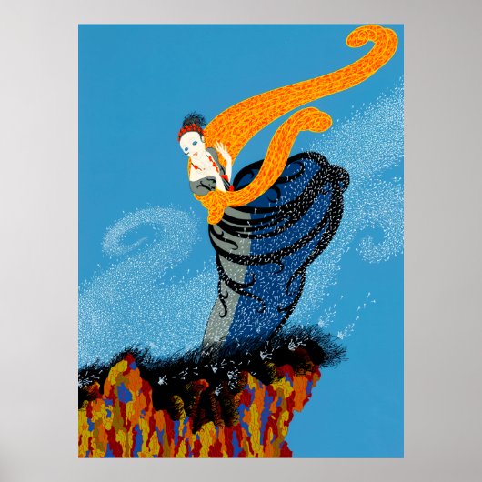 Erté - Zomerbries Poster (Voorkant)