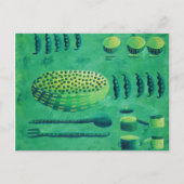 Ertjes met kommen Schilderij Briefkaart (Voorkant)