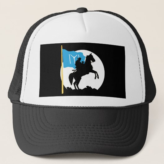 Ertugrul Bey Kayi IYI Flag Ottoman Empire Istanbul Trucker Pet (Voorkant)