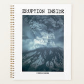 Eruptie in de St. Helens geologie psyche Planner (Voorkant)