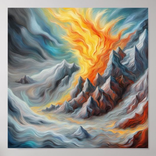 Eruptie Poster (Voorkant)