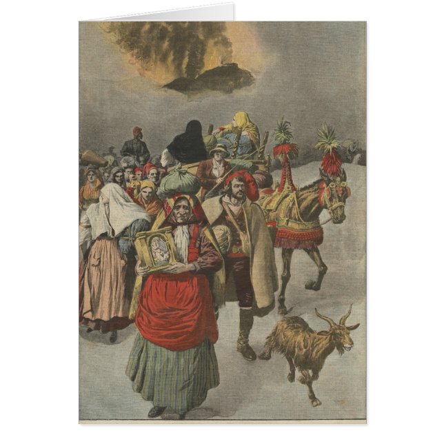 Eruptie van de berg Etna (Voorkant)