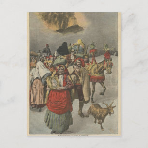 Eruptie van de berg Etna Briefkaart