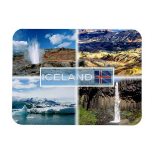 Eruptie van de geiser — Landmannalugar Magneet