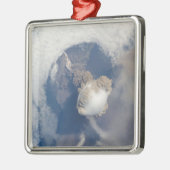 Eruptie van de Sarychev-vulkaan 2 Metalen Ornament (Links)