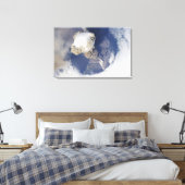 Eruptie van de Sarychev-vulkaan Canvas Afdruk (Insitu (Slaapkamer))