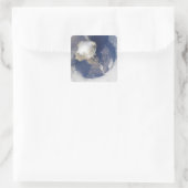 Eruptie van de Sarychev-vulkaan Vierkante Sticker (Tas)