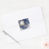 Eruptie van de Sarychev-vulkaan Vierkante Sticker (Envelop)