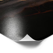 Erupting Volcano Foto Afdruk (Hoek)