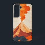 Eruption Energy Phone-draagtas Samsung Galaxy Hoesje<br><div class="desc">Een levendige vulkaan barst van leven en kleur en symboliseert rauwe energie en transformatie - gedurfd,  krachtig en artistiek.</div>