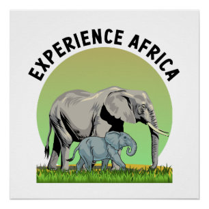 Ervaar Afrika Perfect Poster
