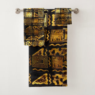 "Ervaar de Afro Nubian Lifestyle" Bad Handdoek