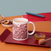 Ervaar de charme: 3D Pastel Pink Butterfly Mok