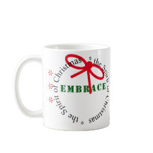 Ervaar de geest van de mok van de kerstvreugde