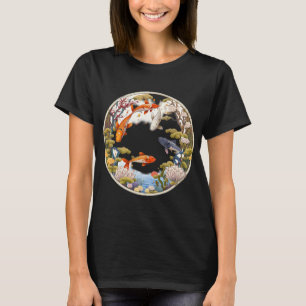 Ervaar de magie van Kawaii Koi Fish Japan Cult T-shirt
