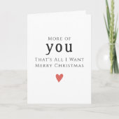 Ervaar de Magie van Moderne Kerstgroeten Kaart (Voorkant)