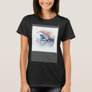 Ervaar de schoonheid van de natuur met Blue Bird i T-shirt