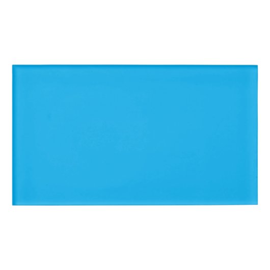 Ervaar de schoonheid van een blauwe hemel met een  naambadge (Voorkant)