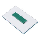 Ervaar de schoonheid van een blauwe hemel met een  naambadge (Achterkant)
