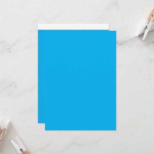 Ervaar de Schoonheid van een Blauwe Lucht met een  Kaart (Voorkant / Achterkant in situ)