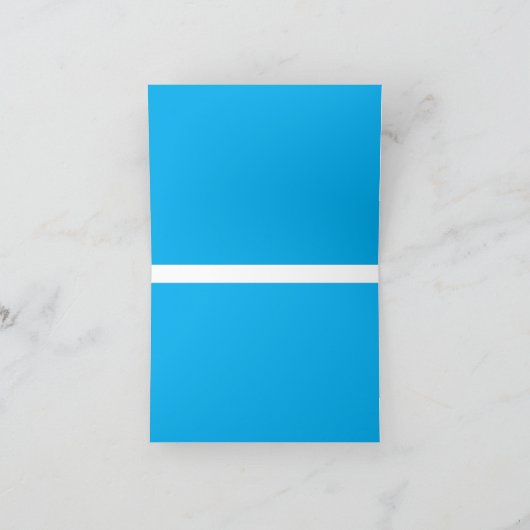 Ervaar de schoonheid van een Clear Blue Sky Bedankkaart (Binnen)