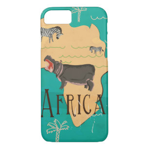 Ervaar het Poster van de Vintage-reis in Afrika Case-Mate iPhone Case