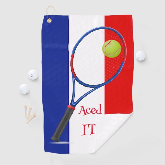 Ervaar het! tenniszweethanddoek golfhanddoek (Insitu)