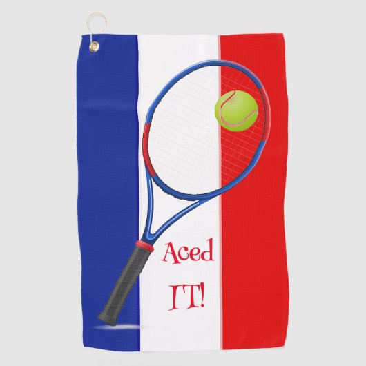 Ervaar het! tenniszweethanddoek golfhanddoek (Voorkant)