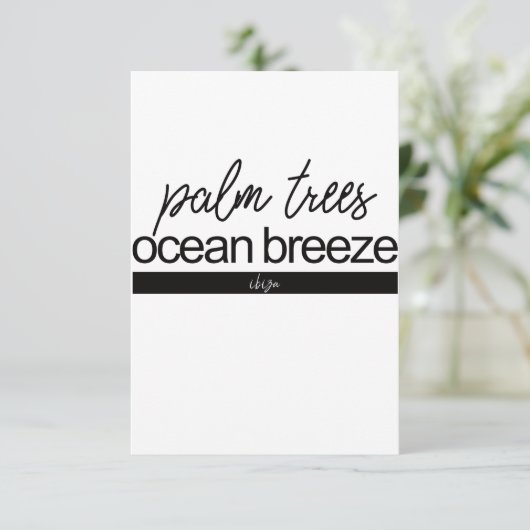 Ervaar Ibiza | INSPIREREND Kaart (Staand voorkant)