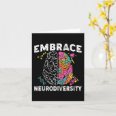Ervaar neurodiversiteit ADHD-autisme Kaart (Gele Bloem)