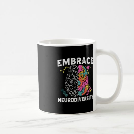 Ervaar neurodiversiteit ADHD-autisme Koffiemok (Rechts)