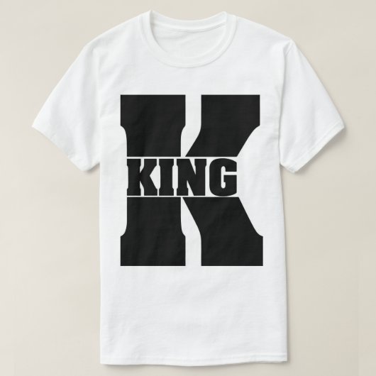 Ervaar royalty's in elke steek - King White T-shirt (Design voorkant)