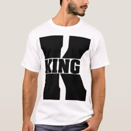 Ervaar royalty's in elke steek - King White T-shirt