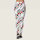 Ervaar tandheelkundige debietkaarten leggings (Achterkant)