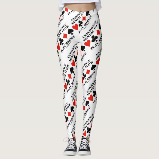 Ervaar tandheelkundige debietkaarten leggings (Voorkant)