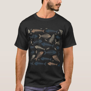 Ervaar ultieme mode in visgraat patronen t-shirt