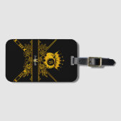 Ervaar Vormen Vaardigheid In Biljart Spel Bagagelabel (Voorkant (horizontaal))